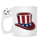 Кружка с футбольным мячиком