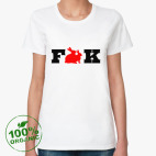 Женская футболка органик