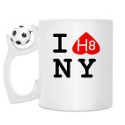 Кружка с футбольным мячиком