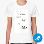 Женская спортивная футболка