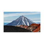 Вулканы, летний пейзаж полуострова Камчатка