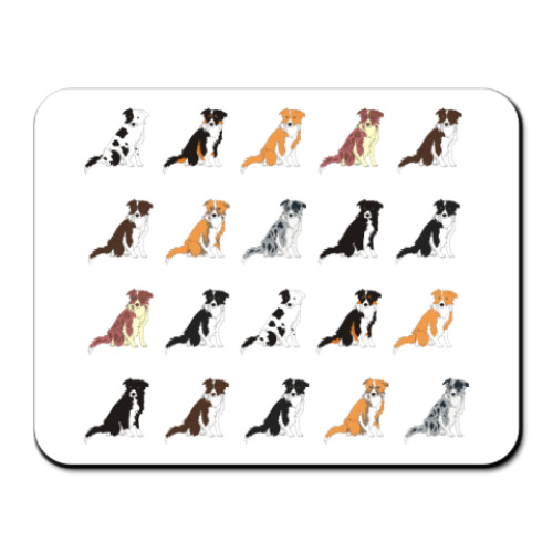 Коврик для мыши с принтом  ОКРАСЫ