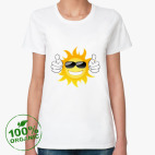 Женская футболка органик