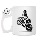 Кружка с футбольным мячиком
