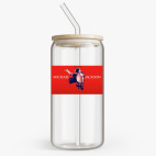 Банка с бамбуковой крышкой