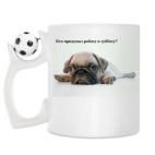 Кружка с футбольным мячиком