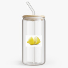 Банка с бамбуковой крышкой