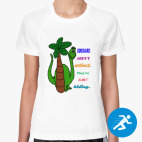 Женская спортивная футболка