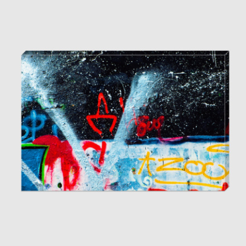 Холст с принтом Graffiti boom