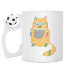 Кружка с футбольным мячиком