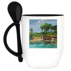 Кружка с ложкой