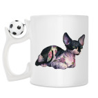 Кружка с футбольным мячиком