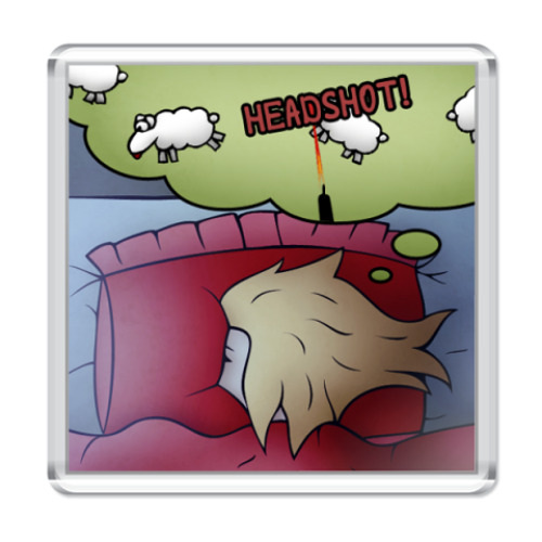 Магнит Headshot!