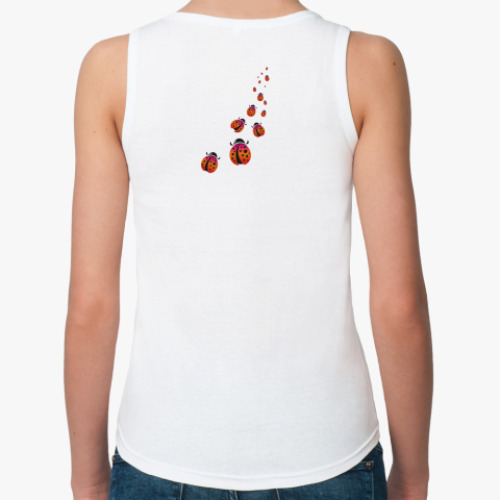 Женская майка с принтом Сердечко