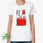 Женская футболка органик