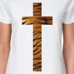 крест с текстурой 'тигр'