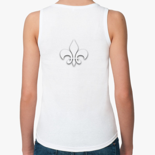 Женская майка королевская лилия