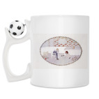 Кружка с футбольным мячиком