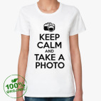 Женская футболка органик