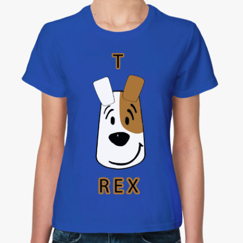 Женская футболка Т-Рекс