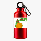 Металлическая бутылка 400 мл UV-DTF