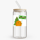 Банка с бамбуковой крышкой