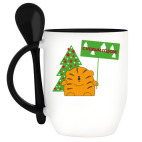 Кружка с ложкой