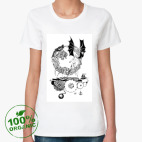 Женская футболка органик