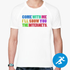 Мужская спортивная футболка