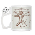 Кружка с футбольным мячиком