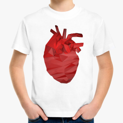 Детская футболка Сердце 3D