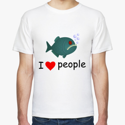 Футболка I love people