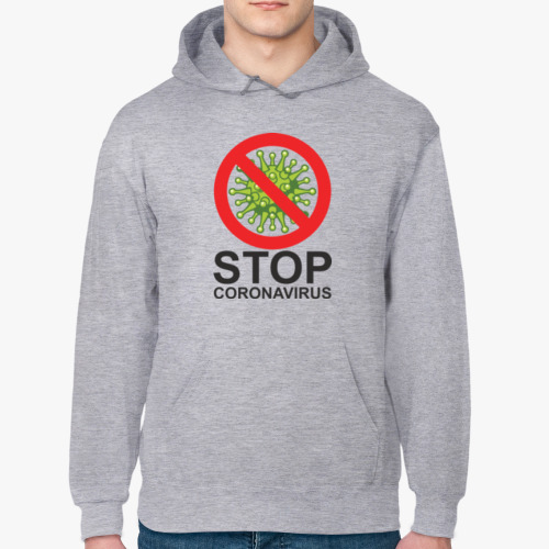 Толстовка худи Stop coronavirus
