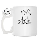 Кружка с футбольным мячиком