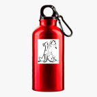 Металлическая бутылка 400 мл UV-DTF