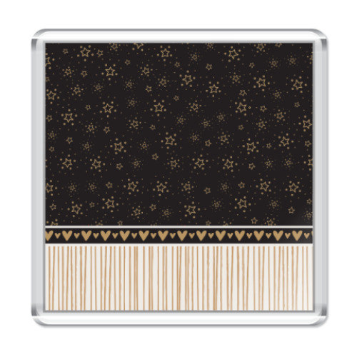 Магнит с принтом графика