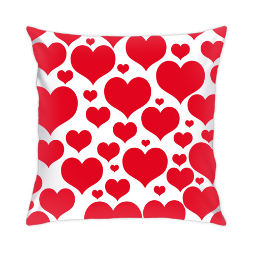 Подушка с принтом Сердце