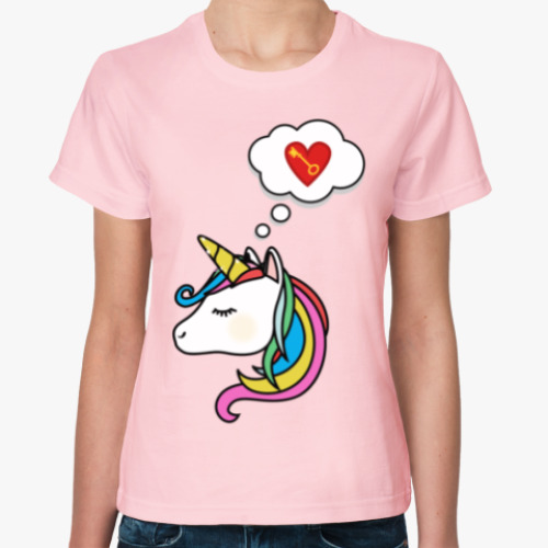 Женская футболка Dreaming Unicorn