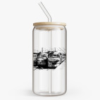 Банка с бамбуковой крышкой