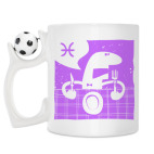 Кружка с футбольным мячиком