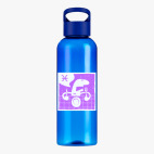 Прозрачная спортивная бутылка