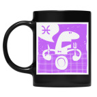 Кружка цветная UV-DTF