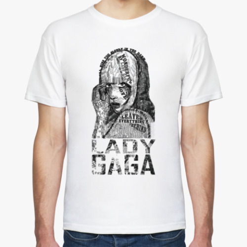 Футболка с принтом Lady GAGA