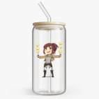 Банка с бамбуковой крышкой