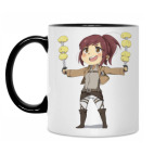 Кружка двухцветная