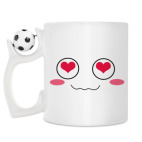 Кружка с футбольным мячиком
