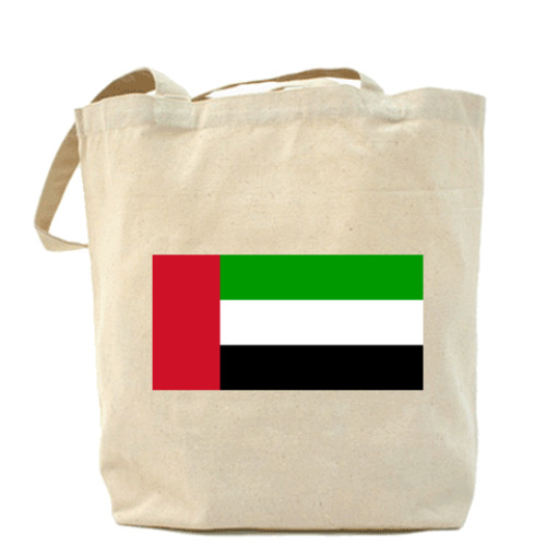 Сумка шоппер с принтом  Флаг ОАЭ