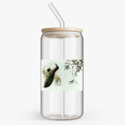 Банка с бамбуковой крышкой