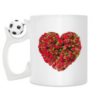 Кружка с футбольным мячиком