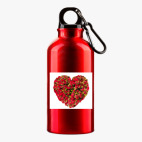 Металлическая бутылка 400 мл UV-DTF